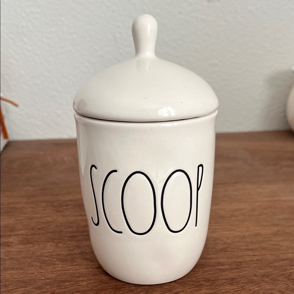 Rae Dunn Cream Ceramic Jar